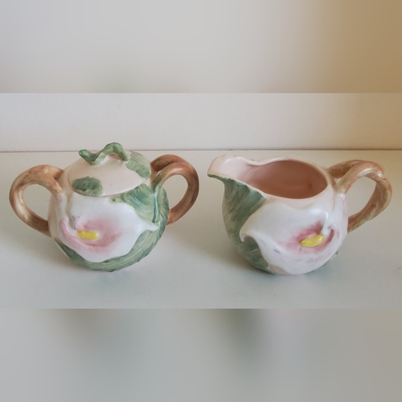 Vintage Fitz and Floyd 1987 Sugar Bowl and Creamer - Picture 2 of 4